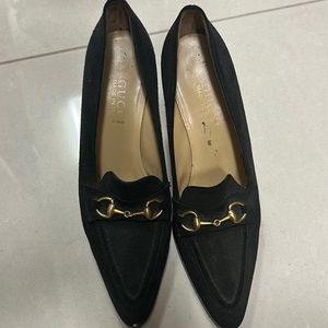 Gucci black heels size 39